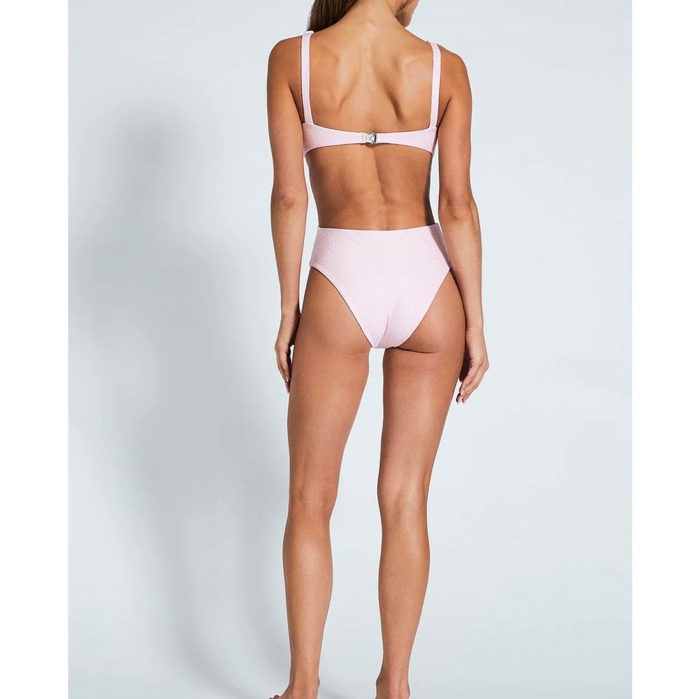 Devon Windsor pink swimsuit